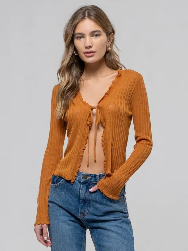 Kai Tie Front Cardigan