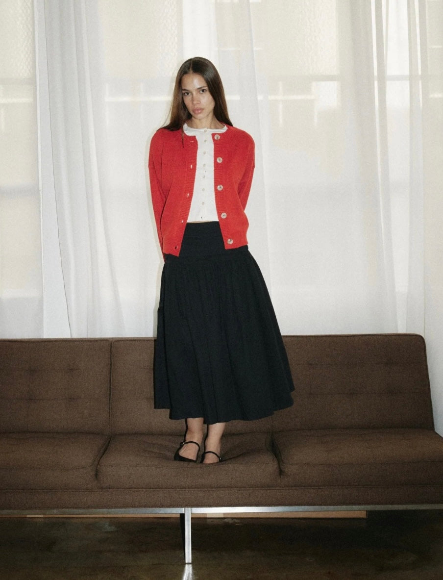 The Lucy Cardigan - Red