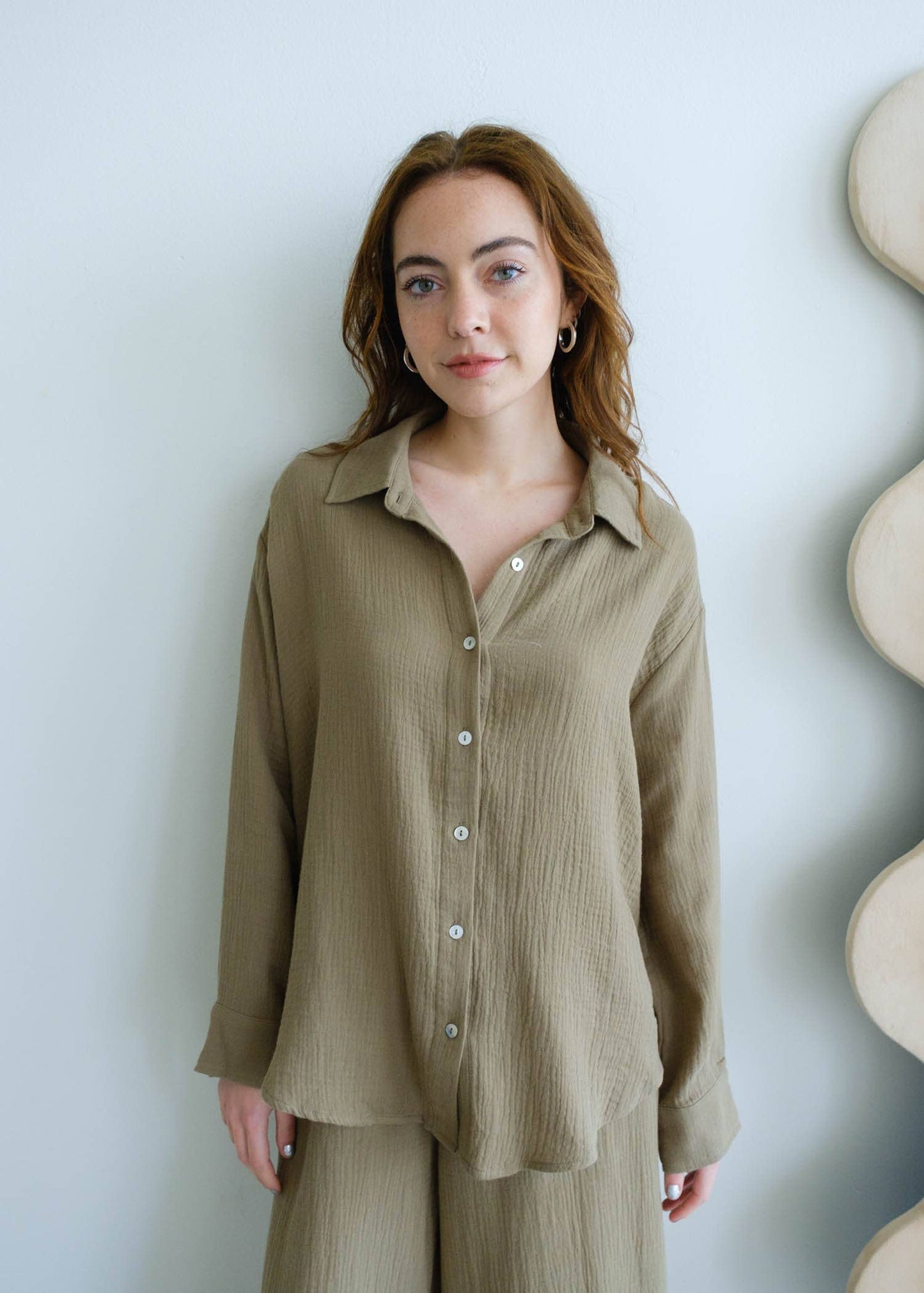 Misa Button Down Top