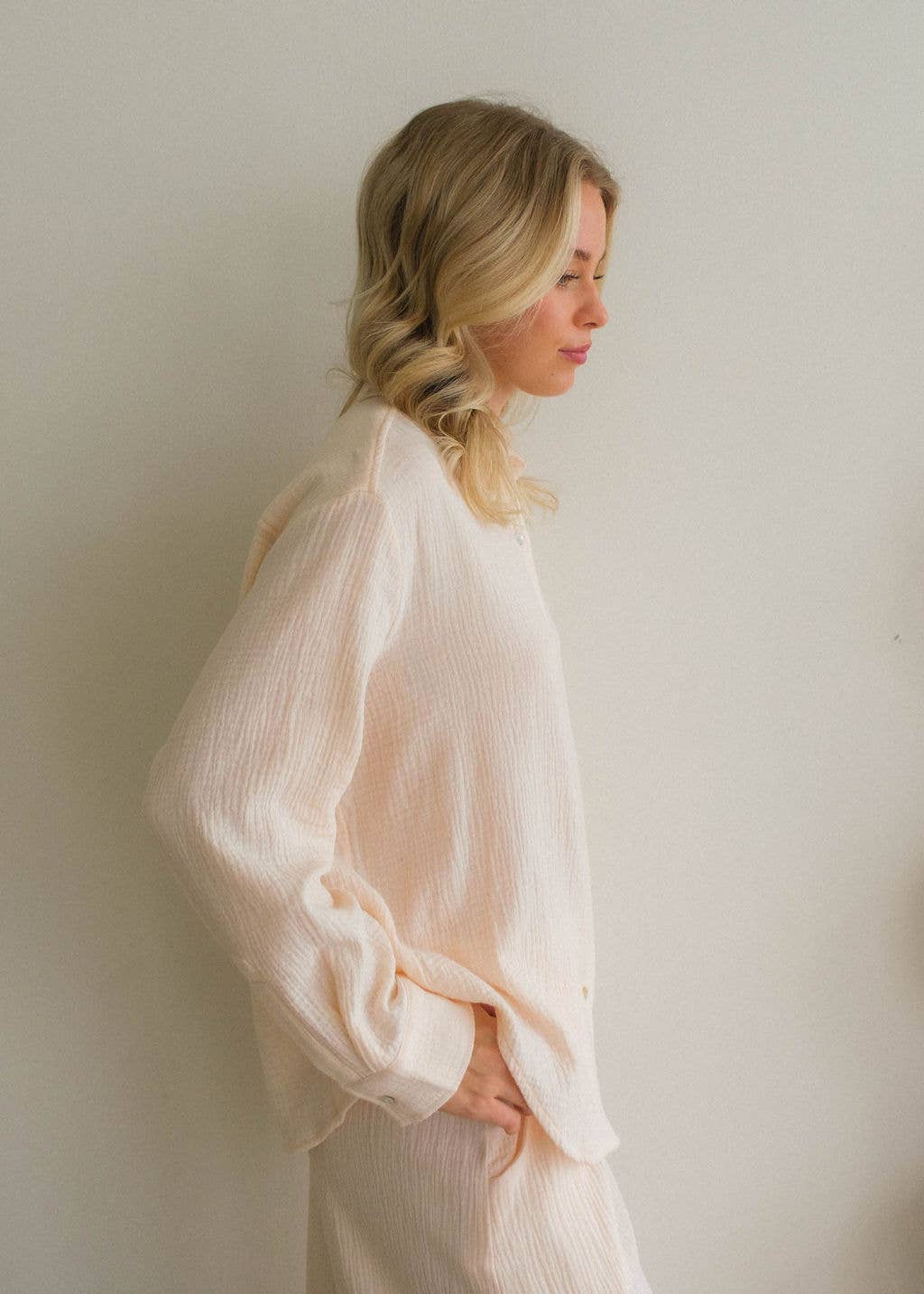 Misa Button Down Top