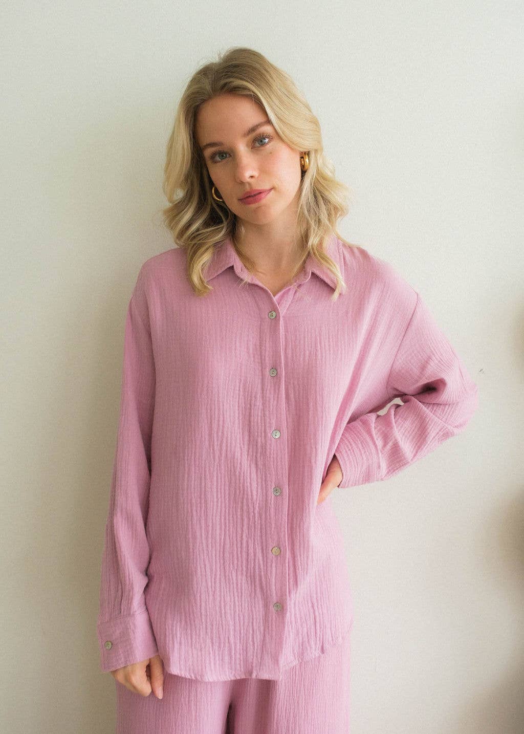 Misa Button Down Top